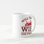 Ehefrau für Zugmaschine Kaffeetasse (VorderseiteRechts)