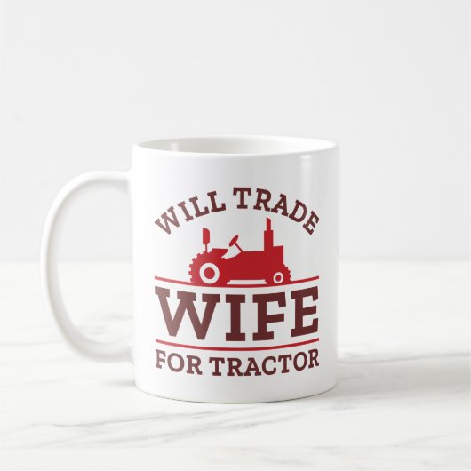 Ehefrau für Zugmaschine Kaffeetasse (Links)