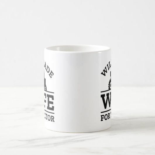 Ehefrau für Zugmaschine Kaffeetasse (Mittel)