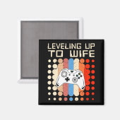 Ehefrau-Gaming-Verlobung Bride Announ Magnet (Vorderseite/Rückseite)