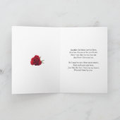 Ehefrau, Geburtstag, Rose Karte (Innenseite)