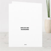 EHEFRAU GEBURTSTAG ROSE ROMANTISCHE GREETINGKARTE KARTE (Rückseite)