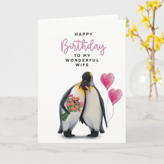 Ehefrau Geburtstagkarte Karte (Gelbe Blume)