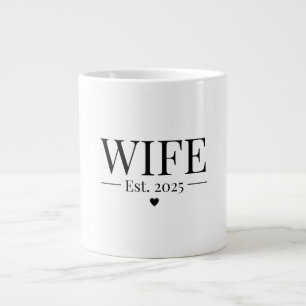Ehefrau gegründet 2025 Jumbo-Tasse