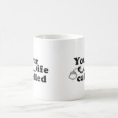 Ehefrau genannt Funny Mug Kaffeetasse (Mittel)