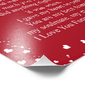 Ehefrau Geschenke | Brief an meine Ehefrau Liebe v Fotodruck (Ecke)