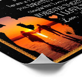 Ehefrau Geschenke | Brief an meine Ehefrau Liebe v Poster (Ecke)