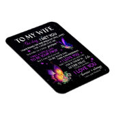 Ehefrau Geschenke | Brief an meine Ehefrau von Ehe Magnet (Rechte Seite)