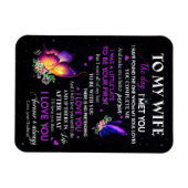 Ehefrau Geschenke | Brief an meine Ehefrau von Ehe Magnet (Horizontal)