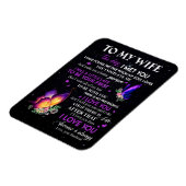 Ehefrau Geschenke | Brief an meine Ehefrau von Ehe Magnet (Linke Seite)