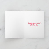 Ehefrau Glitzer Valentinkarte Karte (Innenseite)