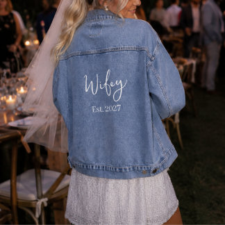 Ehefrau Gründung Datum, Frisch Vermählt Jeansjacke