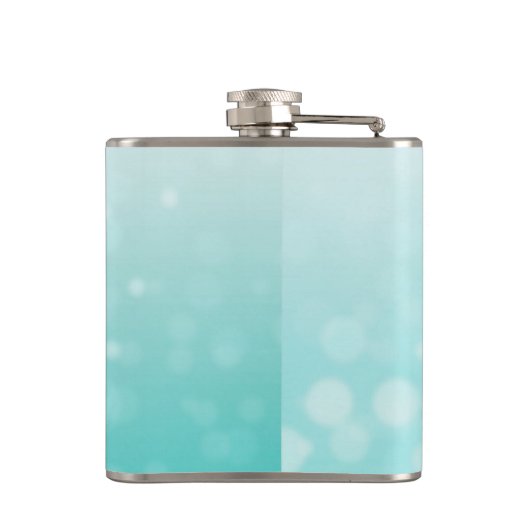 Ehefrau Hers Aquamarin Flask Flachmann (Rückseite)