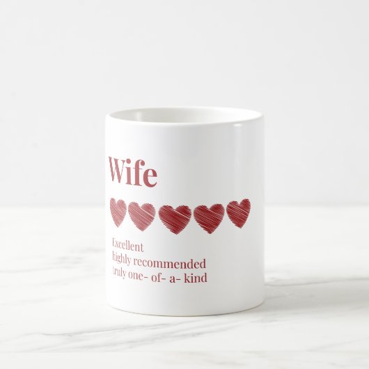 Ehefrau Hervorragende, hoch empfohlene Tasse (Mittel)