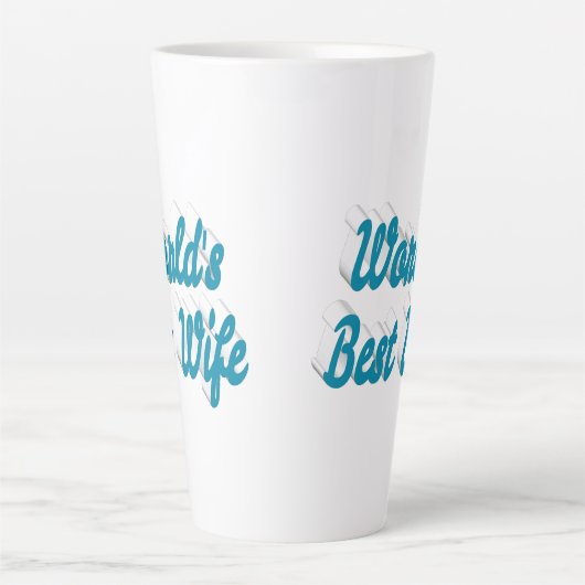 Ehefrau Himmelblau Milchtasse (Vorderseite)