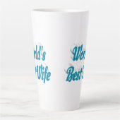 Ehefrau Himmelblau Milchtasse (Vorderseite)