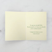 Ehefrau Hochzeit Jubiläum Gelbe Rose Karte (Innenseite)