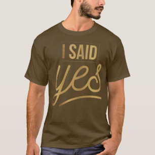 Ehefrau Hochzeit von Frauen Braut Bachelor Abschie T-Shirt