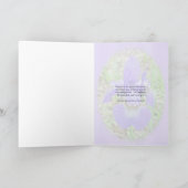 Ehefrau Hochzeitsfeier - sibirische Iris Karte (Innenseite)