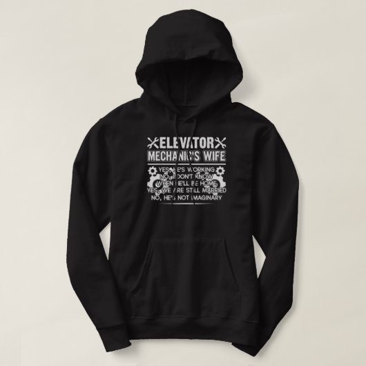 Ehefrau Hoodie (Design vorne)