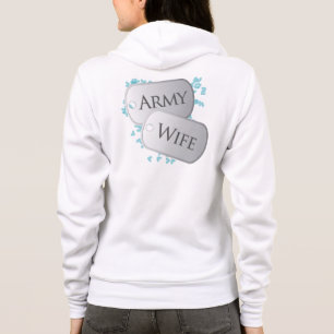 Ehefrau Hundetags Hoodie