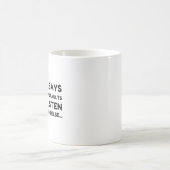 Ehefrau Husband - zwei Fehler Kaffeetasse (Mittel)