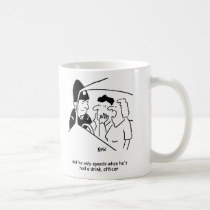 Ehefrau Husband's a Drink Driver Kaffeetasse