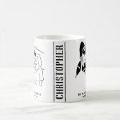 Ehefrau Husband's a Drink Driver Kaffeetasse (Mittel)