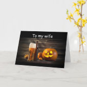 EHEFRAU "ICH WOLLTE NUR MIT DIR ZU FEIERN" KARTE (Gelbe Blume)