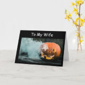 EHEFRAU "ICH WOLLTE NUR MIT DIR ZU FEIERN" KARTE (Gelbe Blume)