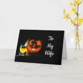 EHEFRAU "ICH WOLLTE NUR MIT DIR ZU FEIERN" KARTE (Gelbe Blume)