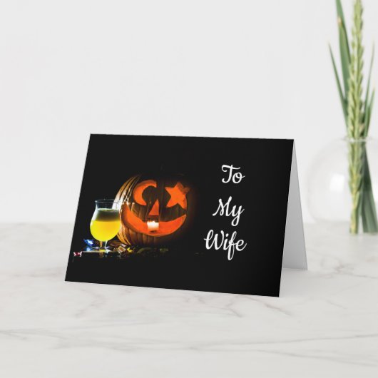 EHEFRAU "ICH WOLLTE NUR MIT DIR ZU FEIERN" KARTE (Vorderseite)