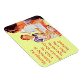 Ehefrau immer das richtige Heiratsmagazin Magnet (Rechte Seite)