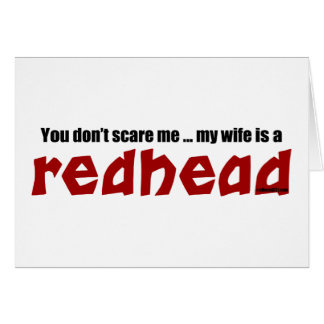 Ehefrau ist ein Redhead