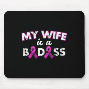 Ehefrau ist ein schlechtes Brustkrebsbewusstsein Mousepad