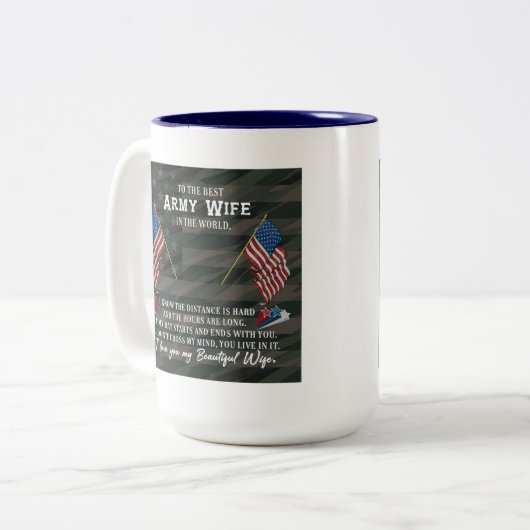 Ehefrau Kaffee Tasse (Vorderseite Links)