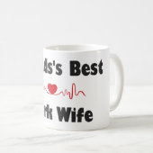 Ehefrau Kaffeemaschine Tasse (VorderseiteRechts)