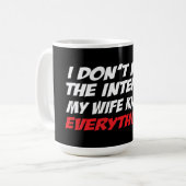 EHEFRAU KENNT TASSE (Vorderseite Links)