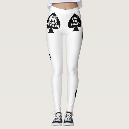Ehefrau Königin der Spades Leggings (Vorderseite)