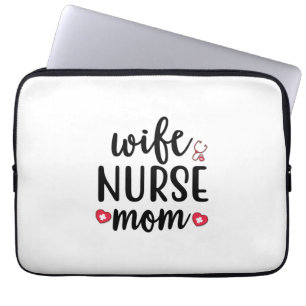 Ehefrau Krankenpflege Mama Laptopschutzhülle