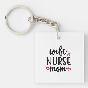 Ehefrau Krankenpflege Mama Schlüsselanhänger