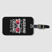 Ehefrau-Kreuzfahrtpartner für das Leben Gepäckanhänger (Vorderseite (Horizontal))