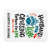 Ehefrau-Kreuzfahrtpartner für die Hütte Magnet (Horizontal)