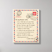 Ehefrau Liebhaber | Für meine zukünftige Ehefrau L Leinwanddruck (Vorderseite)