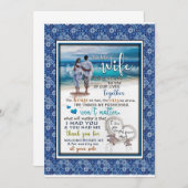 Ehefrau Liebhaber| Zu meiner Ehefrau I Liebe Sie i Einladung (Vorne/Hinten)