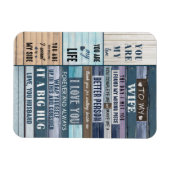 Ehefrau Liebhaber | Zu meiner Ehefrau I Liebe Sie Magnet (Horizontal)