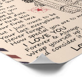 Ehefrau Liebhaber | Zu meiner Ehefrau I Liebe Sie Poster (Ecke)