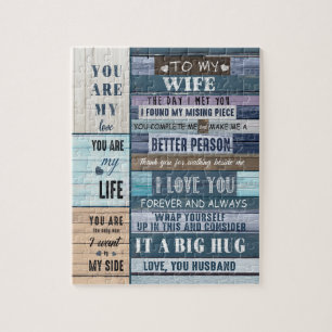 Ehefrau Liebhaber   Zu meiner Ehefrau I Liebe Sie  Puzzle