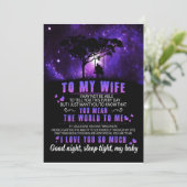 Ehefrau Liebhaber| Zu meiner Ehefrau Liebe ich Sie Einladung (Stehend Vorderseite)