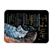 Ehefrau Liebhaber | Zu meiner Ehefrau Vergessen Si Magnet (Horizontal)